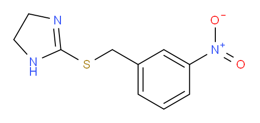 2-{[(3-nitrophenyl)methyl]sulfanyl}-4,5-dihydro-1H-imidazole