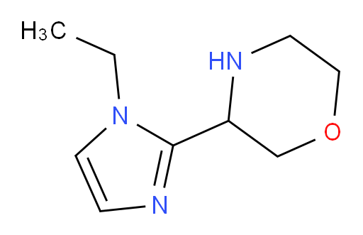 3-(1-ethyl-1H-imidazol-2-yl)morpholine