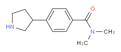 N,N-dimethyl-4-(pyrrolidin-3-yl)benzamide