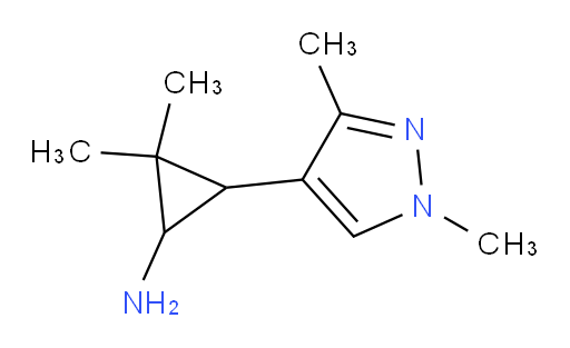 3-(1,3-dimethyl-1H-pyrazol-4-yl)-2,2-dimethylcyclopropan-1-amine