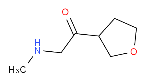 2-(methylamino)-1-(oxolan-3-yl)ethan-1-one