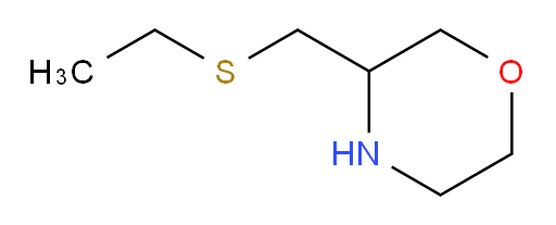 3-[(ethylsulfanyl)methyl]morpholine
