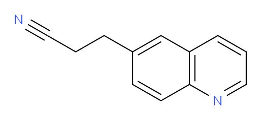 3-(quinolin-6-yl)propanenitrile
