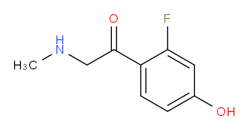 1-(2-fluoro-4-hydroxyphenyl)-2-(methylamino)ethan-1-one