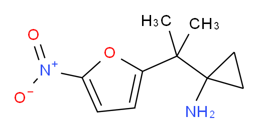 1-[2-(5-nitrofuran-2-yl)propan-2-yl]cyclopropan-1-amine