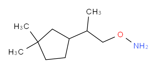 O-[2-(3,3-dimethylcyclopentyl)propyl]hydroxylamine