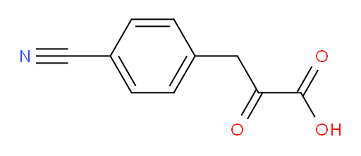 3-(4-cyanophenyl)-2-oxopropanoic acid