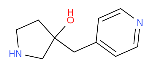 3-[(pyridin-4-yl)methyl]pyrrolidin-3-ol