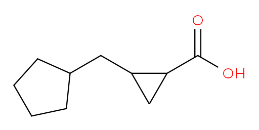 2-(cyclopentylmethyl)cyclopropane-1-carboxylic acid