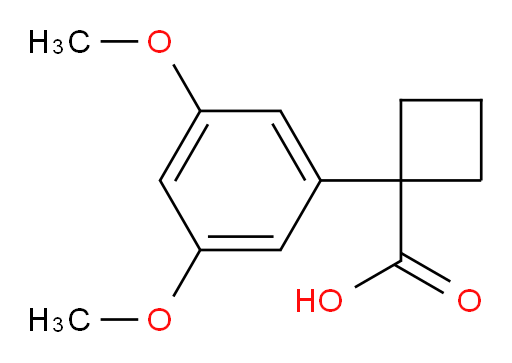 1-(3,5-dimethoxyphenyl)cyclobutane-1-carboxylic acid