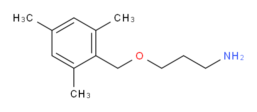 3-[(2,4,6-trimethylphenyl)methoxy]propan-1-amine