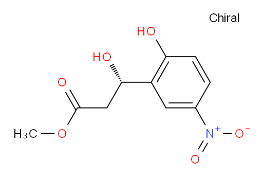 methyl (3S)-3-hydroxy-3-(2-hydroxy-5-nitrophenyl)propanoate