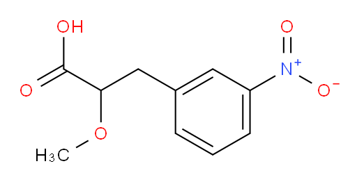 2-methoxy-3-(3-nitrophenyl)propanoic acid