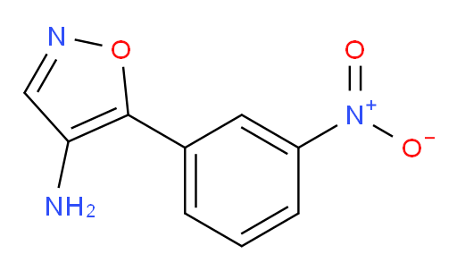 5-(3-nitrophenyl)-1,2-oxazol-4-amine