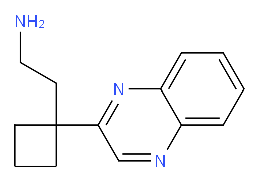 2-[1-(quinoxalin-2-yl)cyclobutyl]ethan-1-amine
