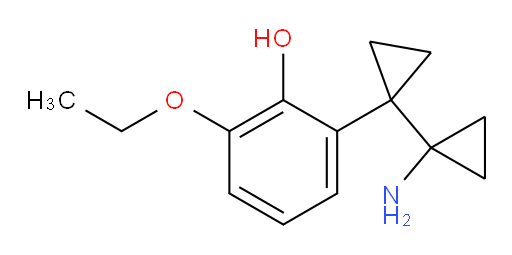2-[1-(1-aminocyclopropyl)cyclopropyl]-6-ethoxyphenol