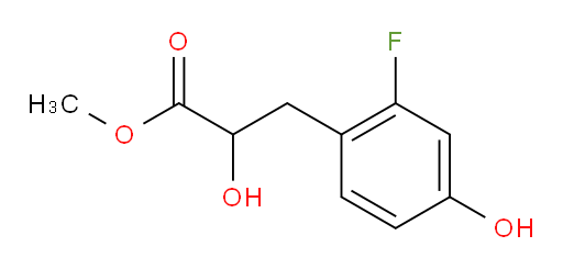 methyl 3-(2-fluoro-4-hydroxyphenyl)-2-hydroxypropanoate