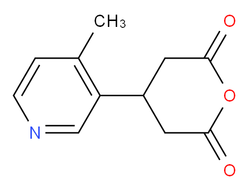 4-(4-methylpyridin-3-yl)oxane-2,6-dione