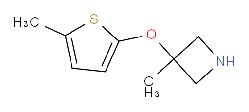 3-methyl-3-[(5-methylthiophen-2-yl)oxy]azetidine