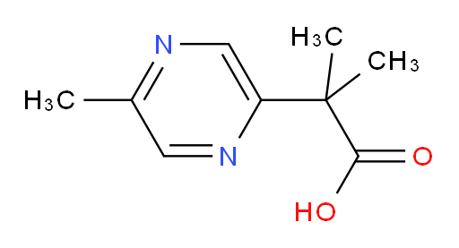 2-methyl-2-(5-methylpyrazin-2-yl)propanoic acid