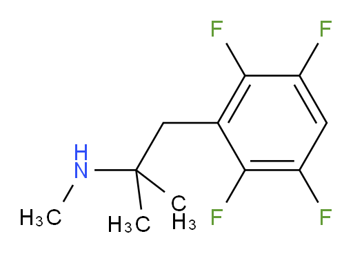 methyl[2-methyl-1-(2,3,5,6-tetrafluorophenyl)propan-2-yl]amine