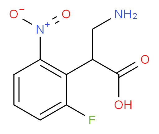 3-amino-2-(2-fluoro-6-nitrophenyl)propanoic acid
