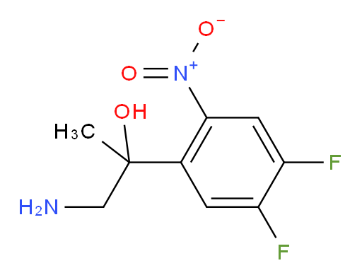 1-amino-2-(4,5-difluoro-2-nitrophenyl)propan-2-ol