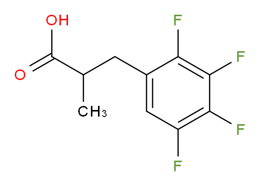 2-methyl-3-(2,3,4,5-tetrafluorophenyl)propanoic acid
