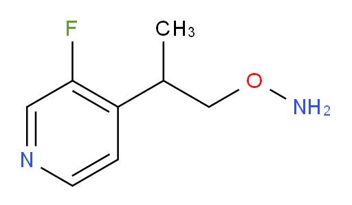 O-[2-(3-fluoropyridin-4-yl)propyl]hydroxylamine
