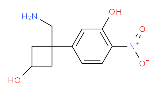 5-[1-(aminomethyl)-3-hydroxycyclobutyl]-2-nitrophenol