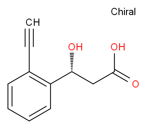 (3R)-3-(2-ethynylphenyl)-3-hydroxypropanoic acid
