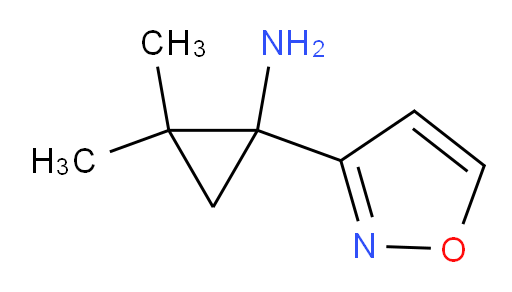 2,2-dimethyl-1-(1,2-oxazol-3-yl)cyclopropan-1-amine