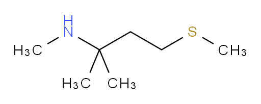 methyl[2-methyl-4-(methylsulfanyl)butan-2-yl]amine