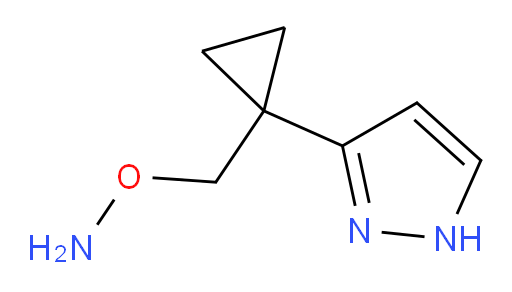 O-{[1-(1H-pyrazol-3-yl)cyclopropyl]methyl}hydroxylamine