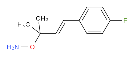 O-[4-(4-fluorophenyl)-2-methylbut-3-en-2-yl]hydroxylamine