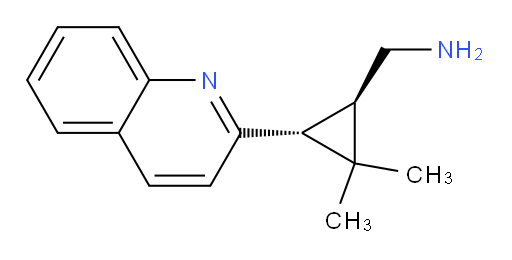 rac-[(1R,3R)-2,2-dimethyl-3-(quinolin-2-yl)cyclopropyl]methanamine