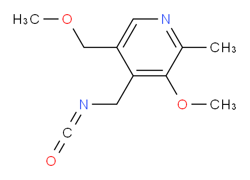 4-(isocyanatomethyl)-3-methoxy-5-(methoxymethyl)-2-methylpyridine