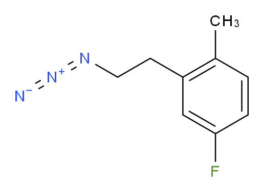 2-(2-azidoethyl)-4-fluoro-1-methylbenzene