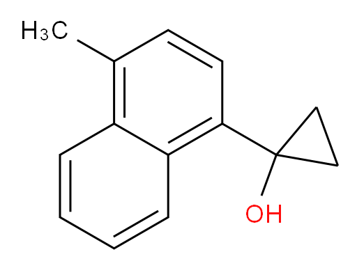 1-(4-methylnaphthalen-1-yl)cyclopropan-1-ol