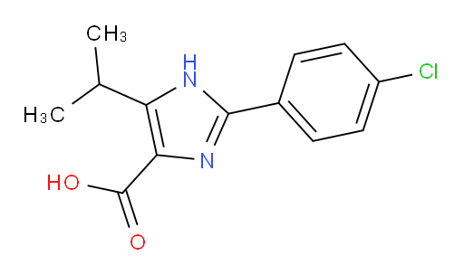 2-(4-chlorophenyl)-5-(propan-2-yl)-1H-imidazole-4-carboxylic acid