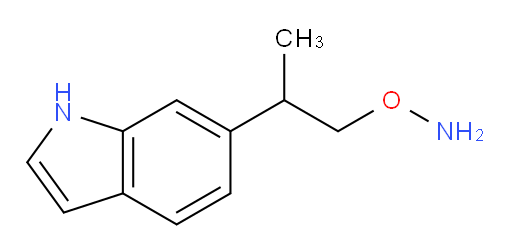 O-[2-(1H-indol-6-yl)propyl]hydroxylamine