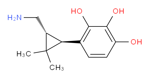rac-4-[(1R,3R)-3-(aminomethyl)-2,2-dimethylcyclopropyl]benzene-1,2,3-triol