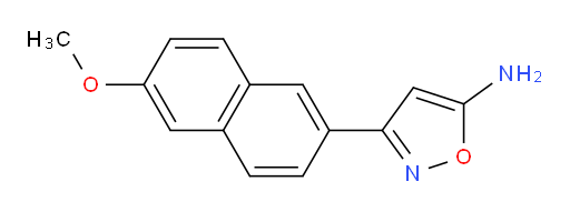 3-(6-methoxynaphthalen-2-yl)-1,2-oxazol-5-amine