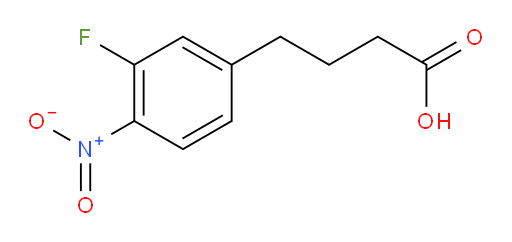 4-(3-fluoro-4-nitrophenyl)butanoic acid