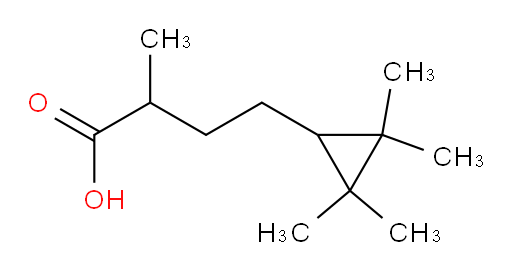 2-methyl-4-(2,2,3,3-tetramethylcyclopropyl)butanoic acid