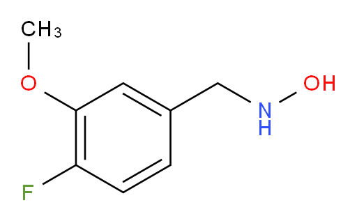 N-[(4-fluoro-3-methoxyphenyl)methyl]hydroxylamine