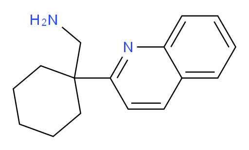 [1-(quinolin-2-yl)cyclohexyl]methanamine