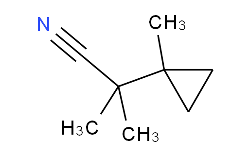 2-methyl-2-(1-methylcyclopropyl)propanenitrile
