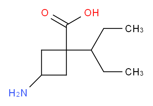 3-amino-1-(pentan-3-yl)cyclobutane-1-carboxylic acid