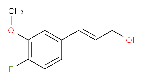 3-(4-fluoro-3-methoxyphenyl)prop-2-en-1-ol
